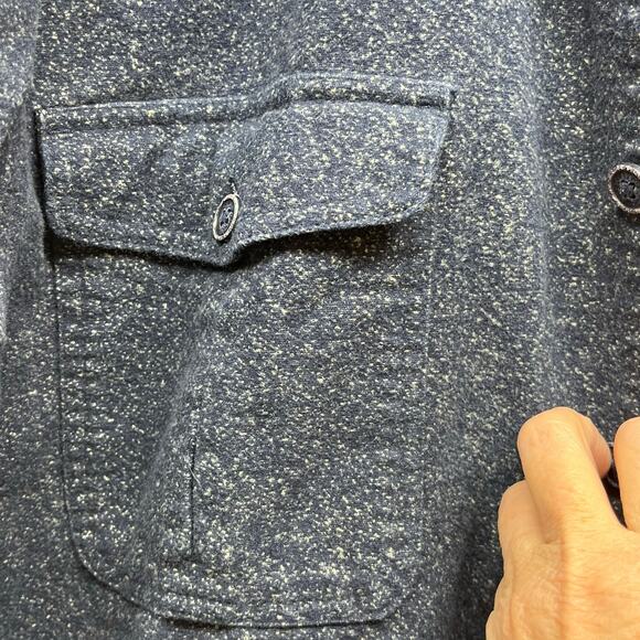 Freedom Foundry Long Sleeve Button Down Blue Speckled Men’s Shirt Size XXL - Picture 4 of 12
